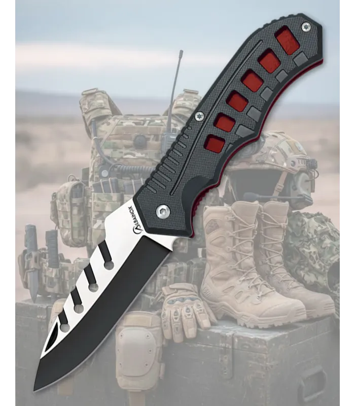 Albainox Rød Taktisk Foldekniv ABS (8,5 cm) ⚔️