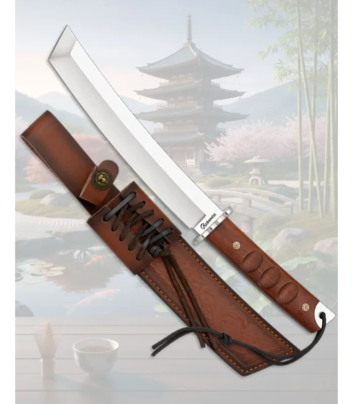 Cuchillo deportivo Albainox Hoja Wakizashi, con funda ⚔️