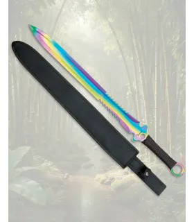 Machette coupe-cannes Albainox design 3D Rainbow ⚔️