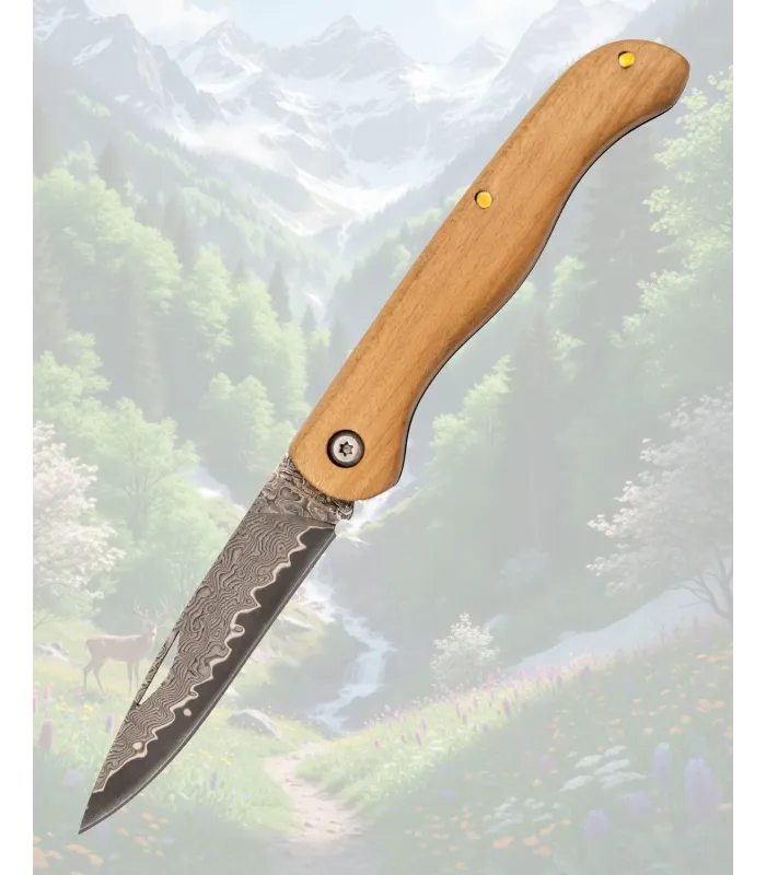 Faca Tramuntana Damasco VG10 67 camadas Madeira de Bordo ⚔️