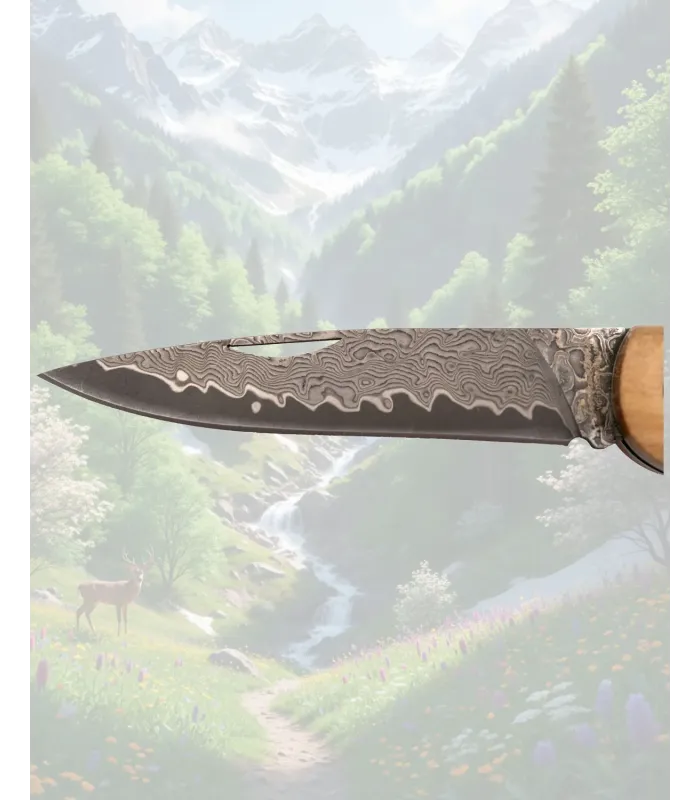 Tramuntana VG10 Damascus Folding Knife 67 Layers Maple ⚔️