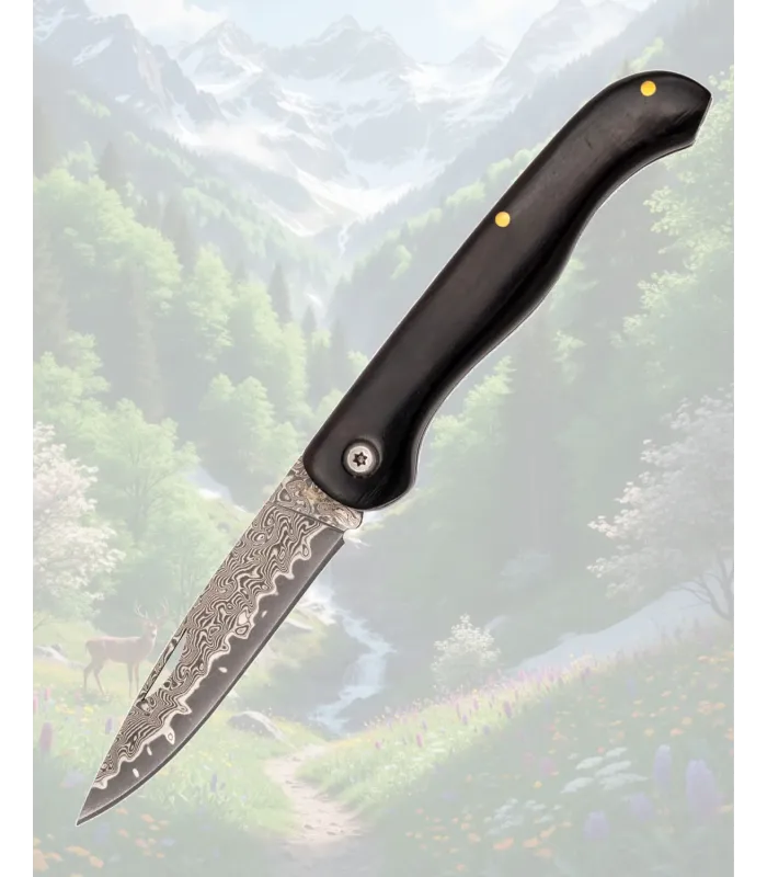 Faca Tramuntana Damasco VG10 67 camadas Ébano ⚔️