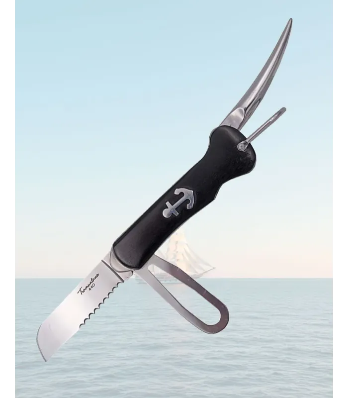 Navaja de contramaestre Tramuntana, mango madera de ébano ⚔️