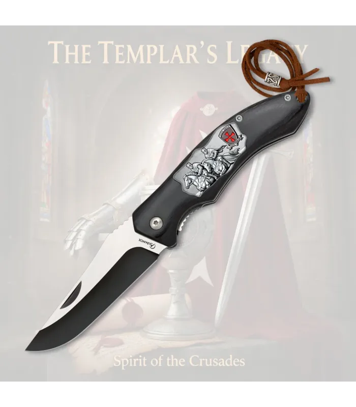 Albainox Templar Knife, Black Stamina Handle ⚔️