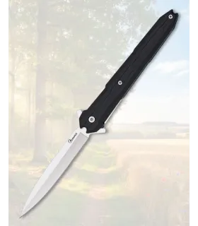 Albainox Taschenmesser ABS schwarz, 9,5 cm Klinge aus Edelstahl ⚔️