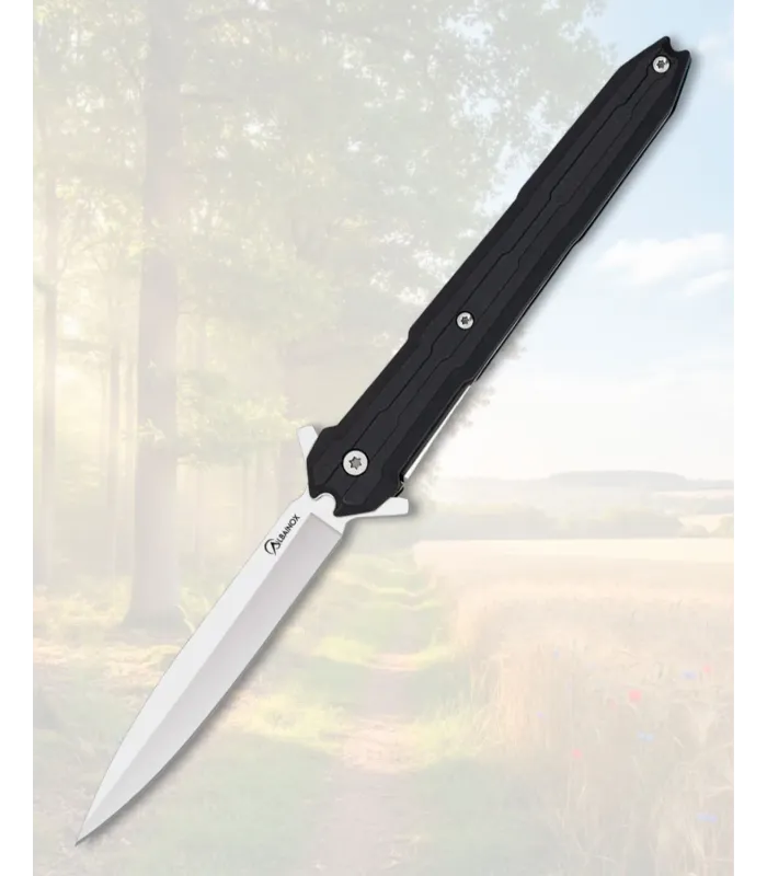 Navaja Albainox ABS negro, 9,5 cm hoja acero inox ⚔️