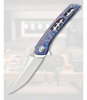 Albainox 3D dekoreret kniv, Frame Lock lås ⚔️
