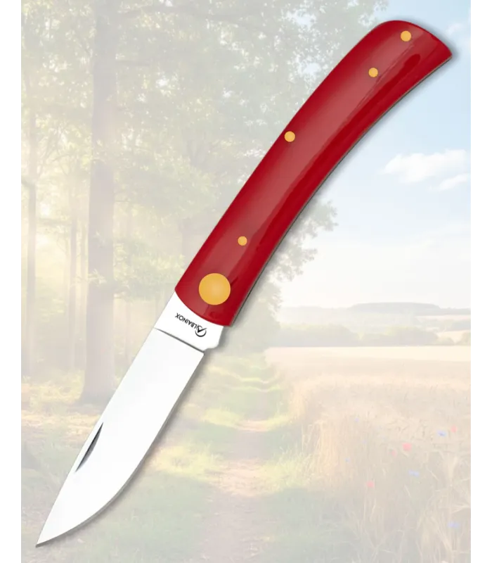 Albainox Red Folding Knife Model Campaña, Blade 6.1 cm. ⚔️