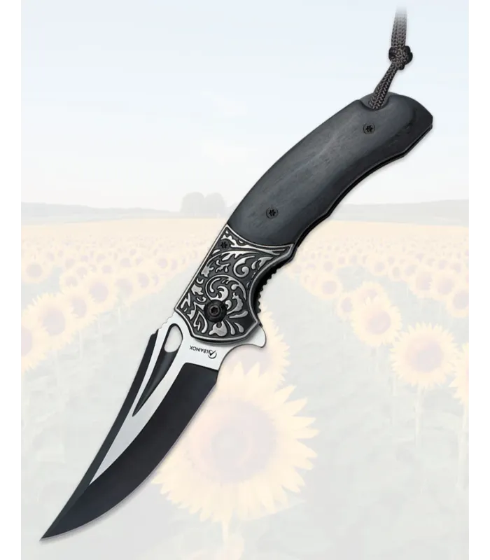 Albainox Stamina Sort Fældet Kniv ⚔️