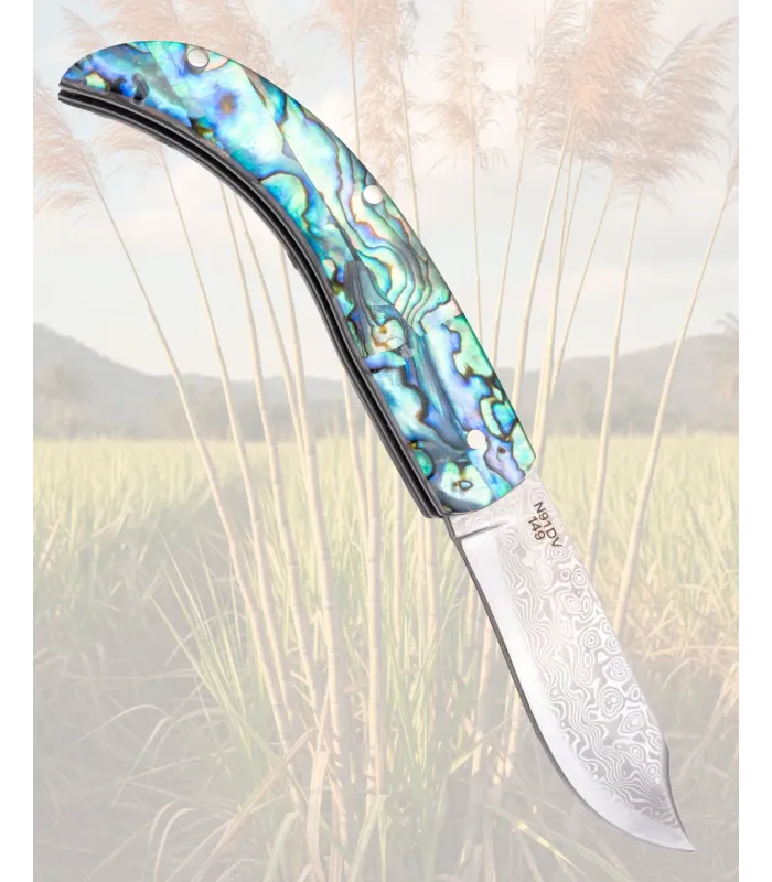 Couteau Rustique Tramuntana Knives avec manche en nacre et résine ⚔️