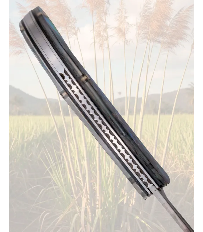 Navaja Rústica Tramuntana Knives mango de abulón y resina ⚔️