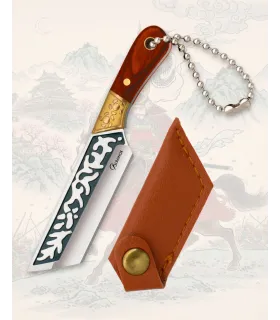 Albainox Cuchillo Mini Tanto con Funda de Cuero ⚔️