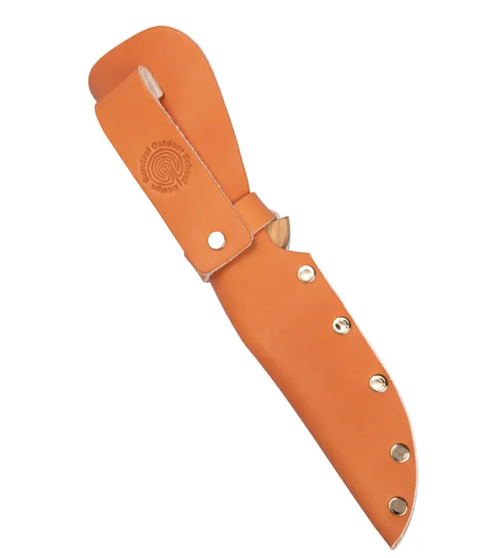 Coltello artigianale per intaglio con manico in olivo ⚔️