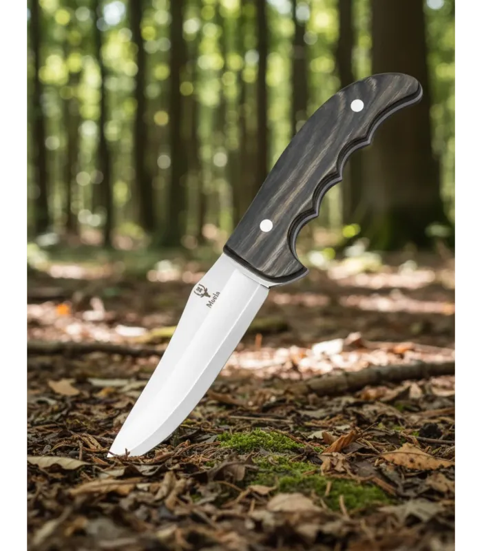 Evergreen Pakawood Knife with Leather Sheath ⚔️