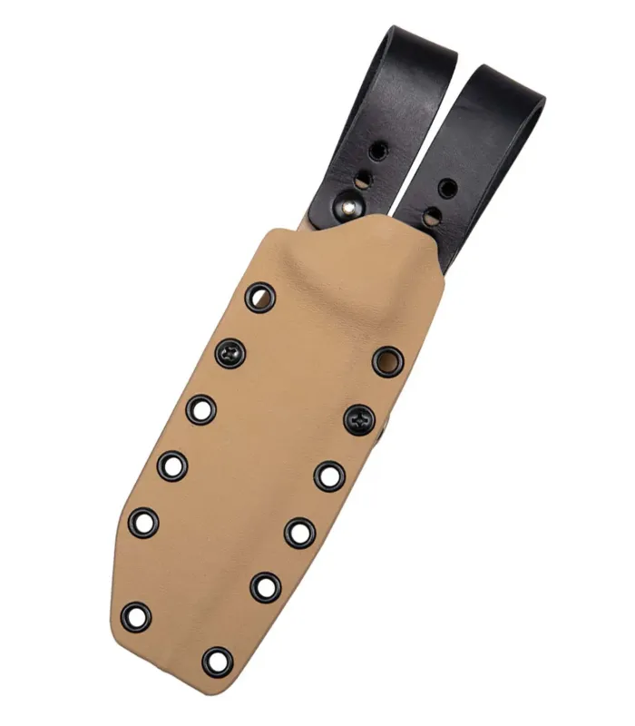 Faca integral Muela micarta areia com case Kydex ⚔️