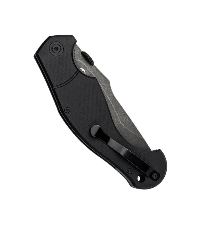 D2 G10 Black Tactical Knife 102mm Stonewash ⚔️