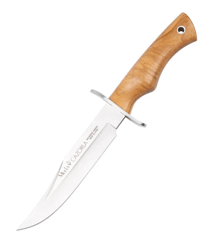 Mountain Knife with Olive Wood Handle and Stainless Steel Guard ⚔️