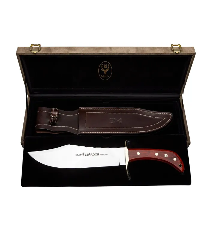Coltello avventura Muela modello Leñador, con fodero e astuccio ⚔️
