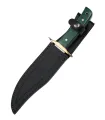 Couteau de chasse Bowie Muela, micarta jute verte
