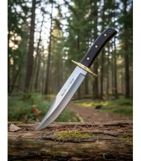 Coltello da caccia Bowie Muela, micarta jute marrone