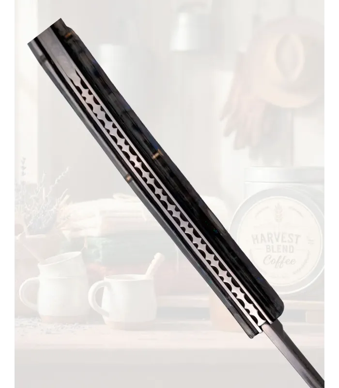 Tramuntana kniv, 67-lags damaskblad og abalone