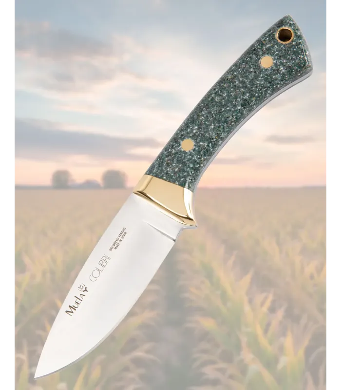 Muela Colibrí Kniv, håndtag granitblå