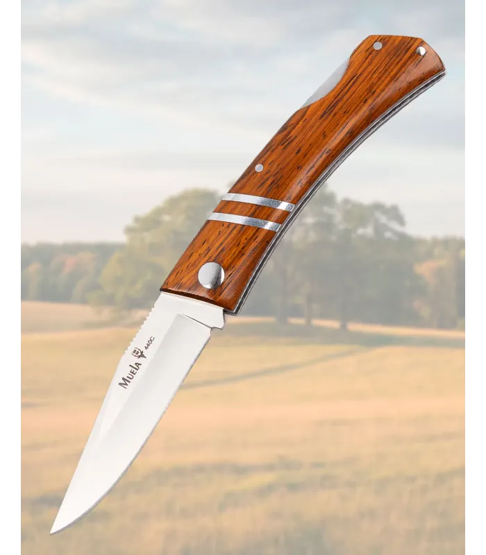 ZX-8CO Lockback Knife with Cocobolo Wood Handle and 440C Steel Blade
