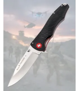 Muela Panzer kniv med D2 stål, micarta håndtag