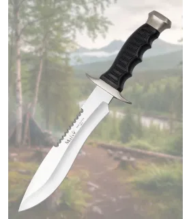 Couteau Muela Acier Nitro 42, manche zamak gris