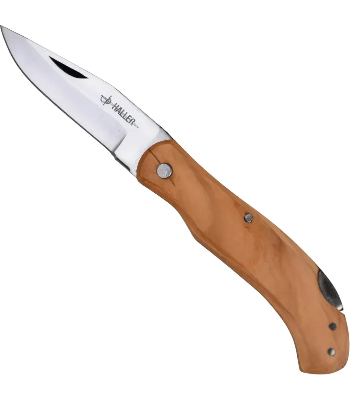 Backlock Folding Knife with Walnut Handle and 420 Stainless Steel