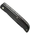 Coltello pieghevole in acciaio damasco con manico in ebano e motivo a rosa