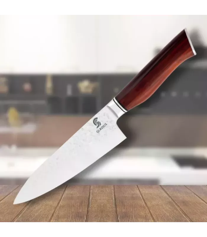 Faca de Chef com cabo de Sândalo, Art Gladius ⚔️