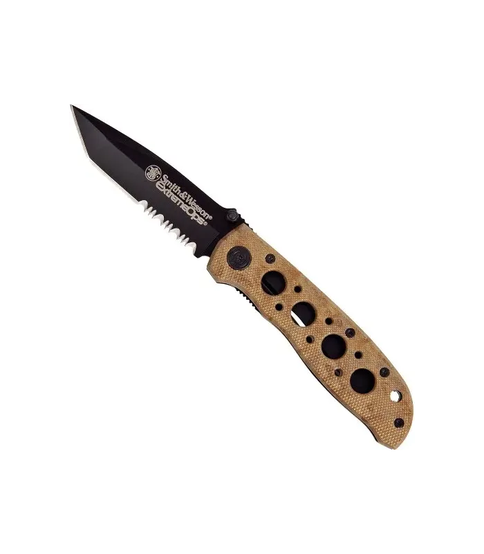 Smith and Wesson Extreme Ops Tanto Desert Tactische Mes