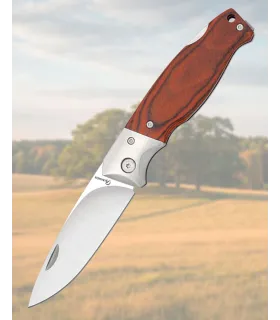 Faca de Campo Albainox stamina vermelha, lâmina de 8,4 cm.