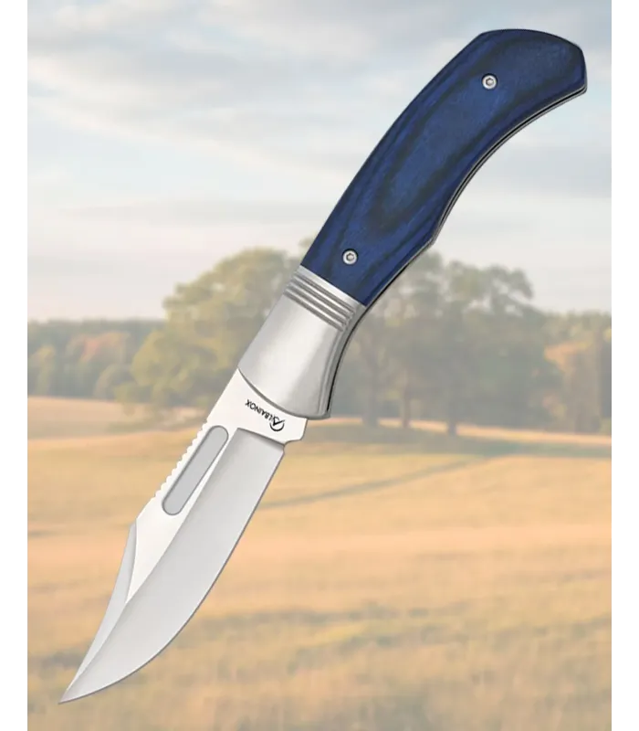 Navaja Albainox mango stamina azul, hoja 9 cm. acero inox