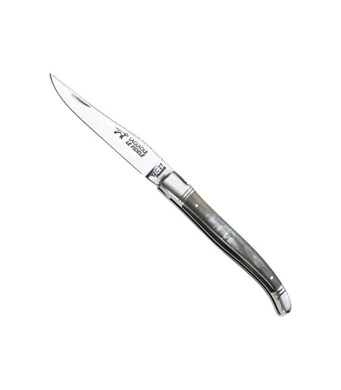 Faca Francesa Laguiole em Chifre de Búfalo Aço Inox
