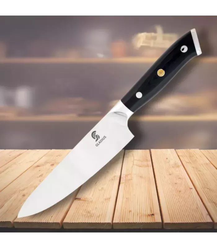 Kochmesser mit Micarta-Griff, Art Gladius ⚔️