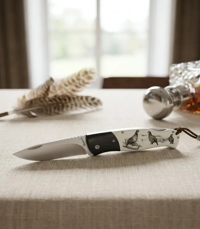 Coltello Albainox con chiusura back lock manico stamina pernici