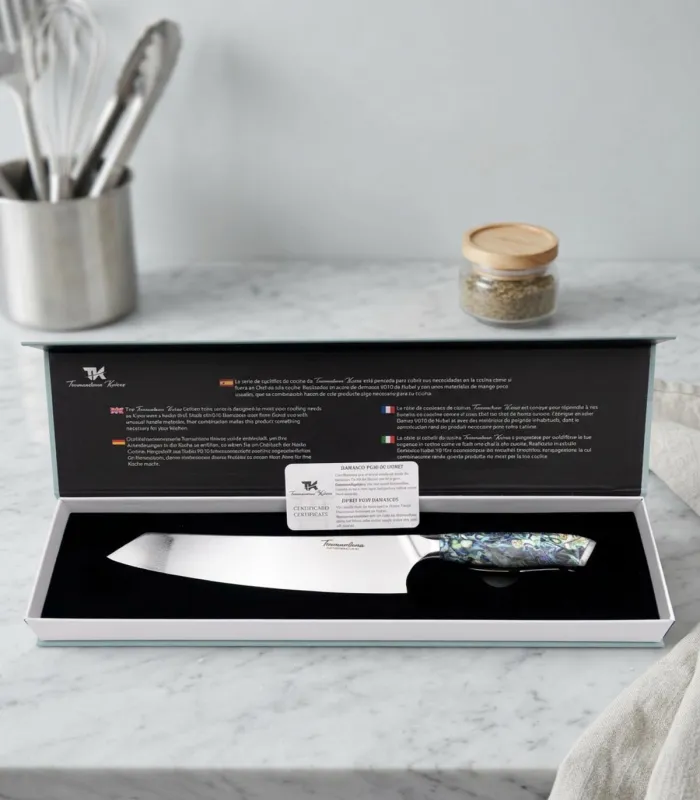 Coltello da cucina Tramuntana Knives Kiritsuke Damasco