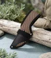 Hunting Knife 440 Steel Mirror Finish, Pakkawood Handle
