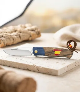 Coltello da campo Albainox manico zebra SPAGNA