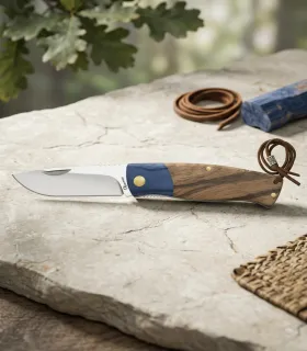 Albainox Zebra Stamina Blue Field Knife