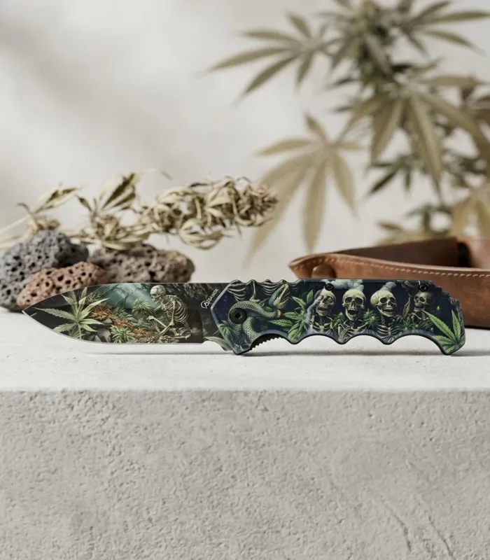 Albainox 3D Skull Knife ABS