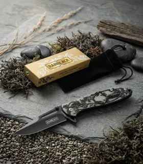 Coltello da campo Albainox modello Rainblack