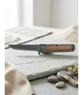 Albainox feltkniv model Shishi med stensliffet finish