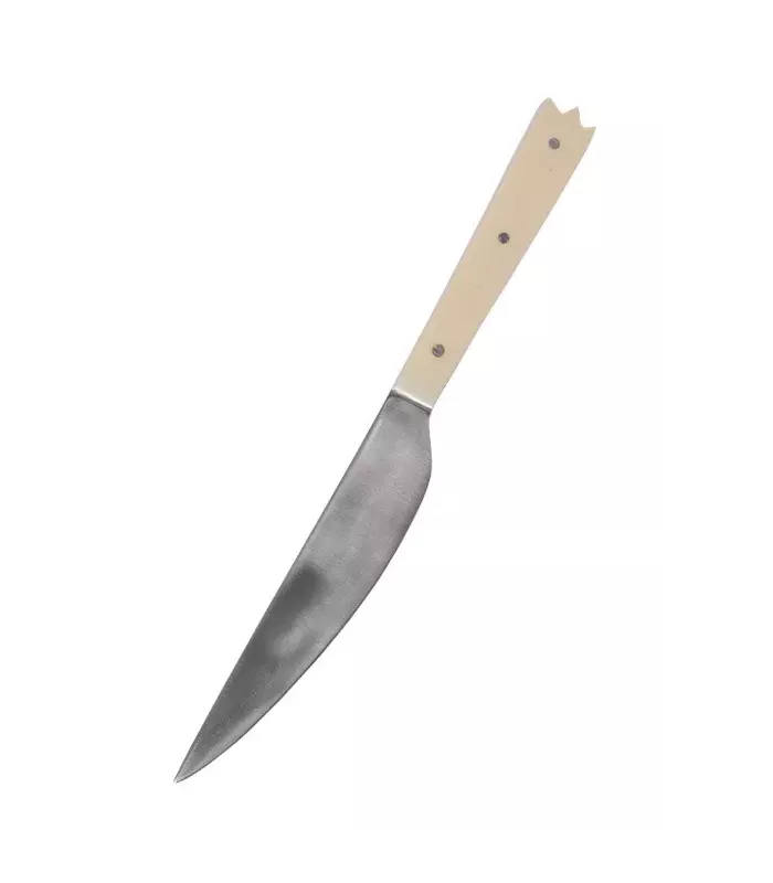 Küchenmesser Griff aus Knochen, mit Scheide (19 cm). ⚔️