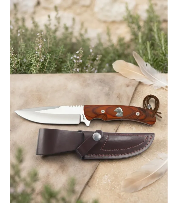 Coltello da avventura marca Albainox, chapa perdiz