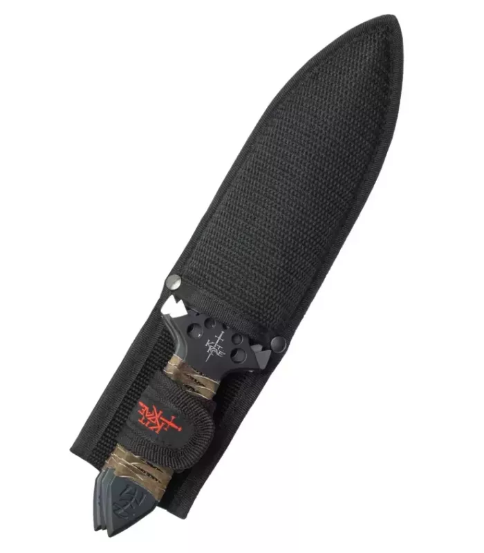 Set 3 Cuchillos Lanzadores Hellhawk (24,8 cm.) ⚔️