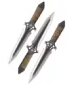 Set 3 Coltelli Lancianti Hellhawk (24,8 cm.) ⚔️