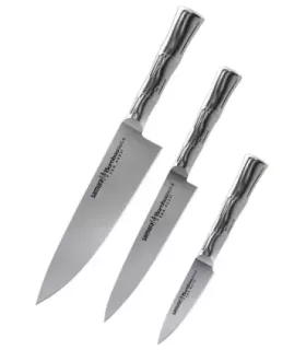 Sæt med 3 dele Samura serie Bamboo, Essential Chef-sæt ⚔️